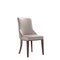 Manhattan Comfort Shubert 6-Piece Faux Leather and Velvet Dining Chair Set in Light Grey 6-DC055AR-LG - alternate 3